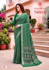Tanya Vol 4 By Kashvi Dull Moss Viscose Border Saree 